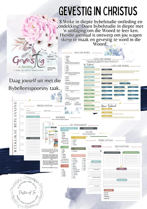 Gevestig in Christus — Begeleide Bybeljoernaal